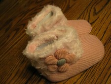 Toddler Pink Floral Boots US 5