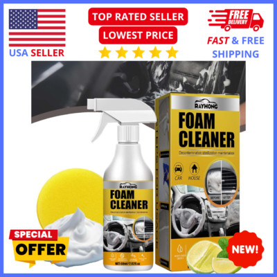 Foam Cleaner for Car, Foam Cleaner Multi-Functional Cleaning Agent, 2 fl oz