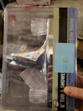 DANCO Mobile Home RV Tub Shower Off-Set Faucet, 8 inch, 2-Handle, Chrome