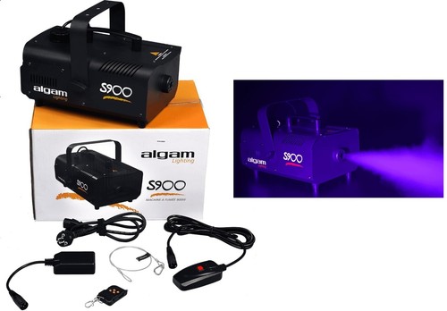 ALGAM LIGHTING S900 MACCHINA DEL FUMO 900W + telecomando FOG SMOKE MACHINE - Foto 1 di 5