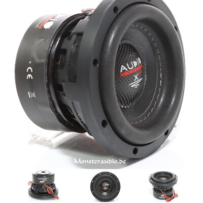 AUDIO SYSTEM X-06 EVO 16,5cm Mini Subwoofer 500 Watt Auto Woofer Kickbass Kicker