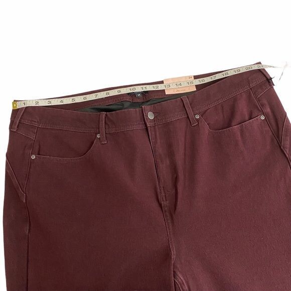 NYDJ Boost Skinny Ankle Jeans Released Hem Pine Drop, New w/ Tags, Plus Size 24