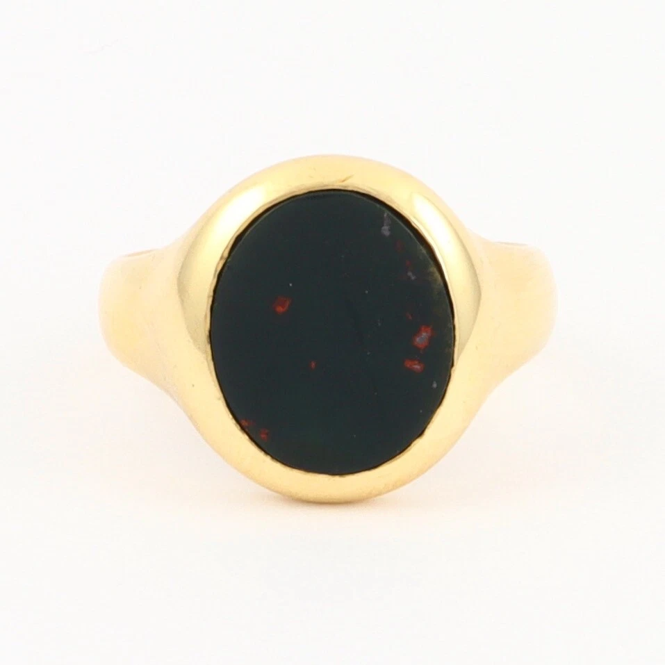 Handmade 92.5 Sterling Silver Blood Stone Ring, Blood Stone India | Ubuy