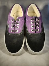 VANS Unisex Old Skool Shoes Men's 5 Women's 7 Purple Black Suede
