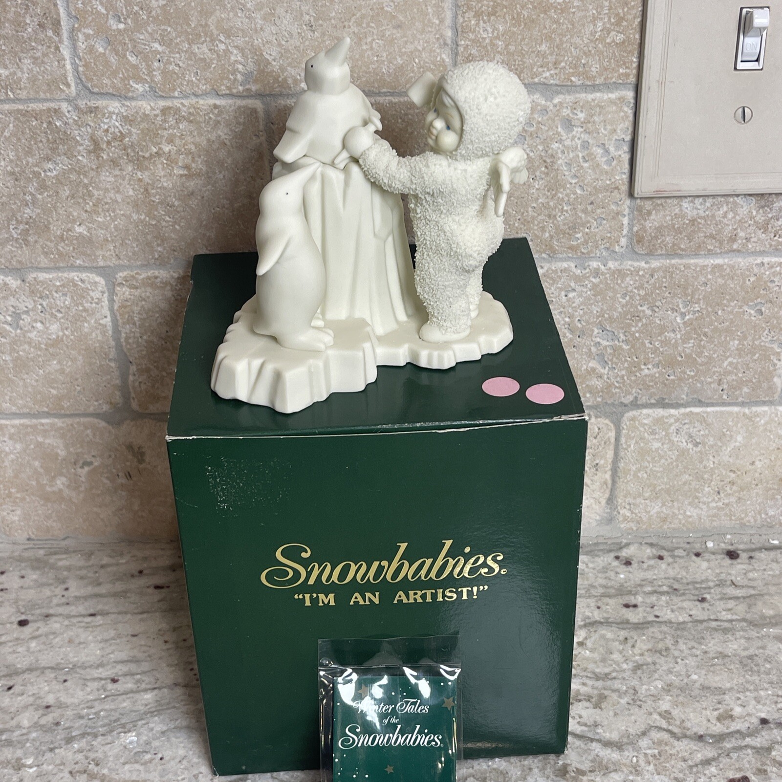 Dept 56 Snowbabies I'm An Artist Collectible Figurine 68420 MIB Tag Included  