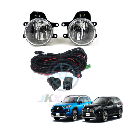 Driving Lights Bumper Fog Lamps w/ Harness Switch t For Toyota RAV4 2019-2021