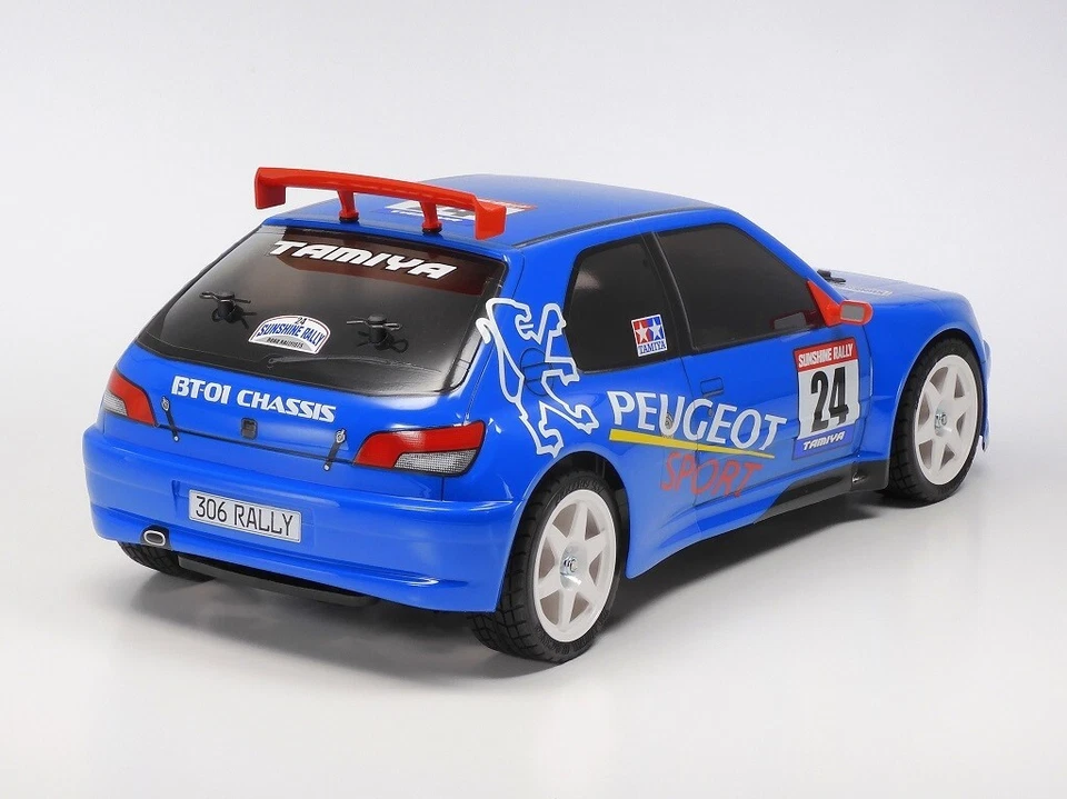 PEUGEOT 306 MAXI BT-01 Chassis R/C 2WD Car Kit ESC + MOTOR Tamiya 58746 1:10 Rc - Immagine 3 di 4