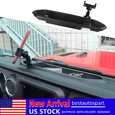 1x Cell Phone Holder 360° Rotatable With Storage Box For Jeep Wrangler JL 2018+