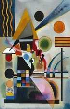 "Vasily Kandinsky – Swinging 1925. "     Canvas Wall Art Picture Print