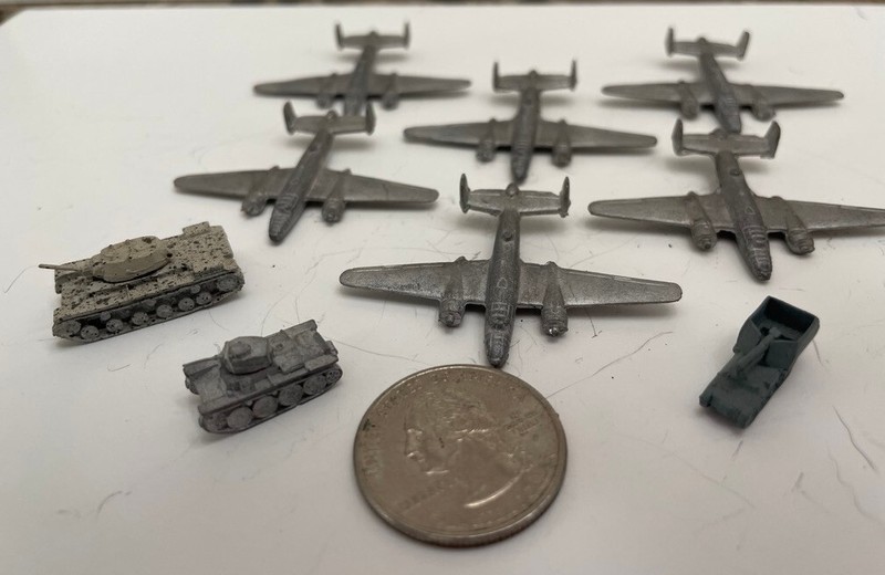 1/500? WWII GHQ/CNC US B-25 BOMBERS  GROUP