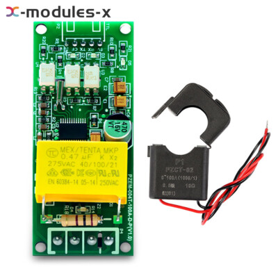 PZEM-004T-100A-D-P AC 80-260V AC Multifunction Meter Voltage Current Test Module