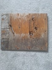 WW2 Relic Wooden Case part with shrap damage 1945 dated