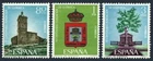 Spain 1347-1349, MNH. Mi 1610-1612. Founding of Guernica & Luno, Guernica, 1966.