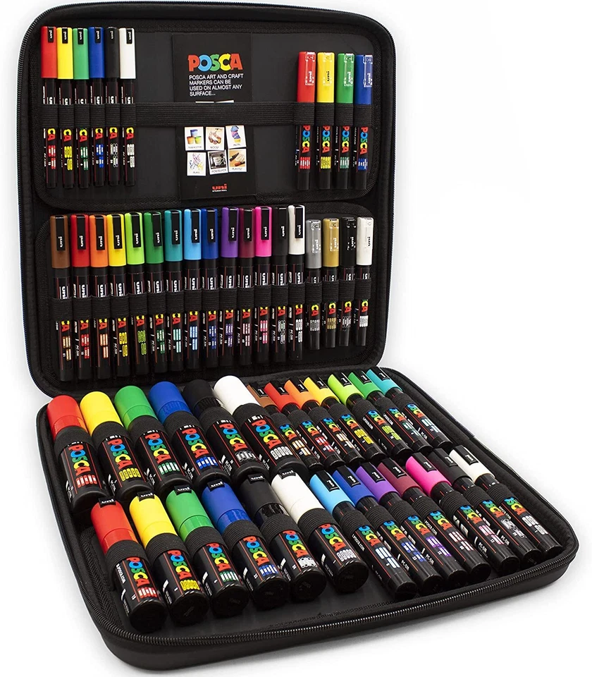Uni Posca Paint Marker Art Pen Posca Set Unique Sets Gift Colours Any Surface