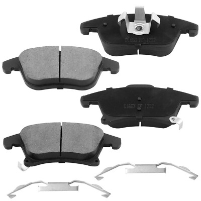 Front Premium Ceramic Disc Brake Pads For 2013-2017 Ford Fusion Lincoln MKZ C7