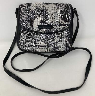 Vera Bradley Summer Sparkle Crossbody Bag MIDNIGHT PAISLEY Small Purse