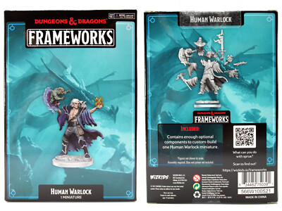 WZK75039 D&D Frameworks: Human Warlock Male