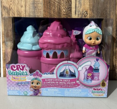 NEW Cry Babies Magic Tears Icy World Elodie's Crystal Castle Playset Christmas