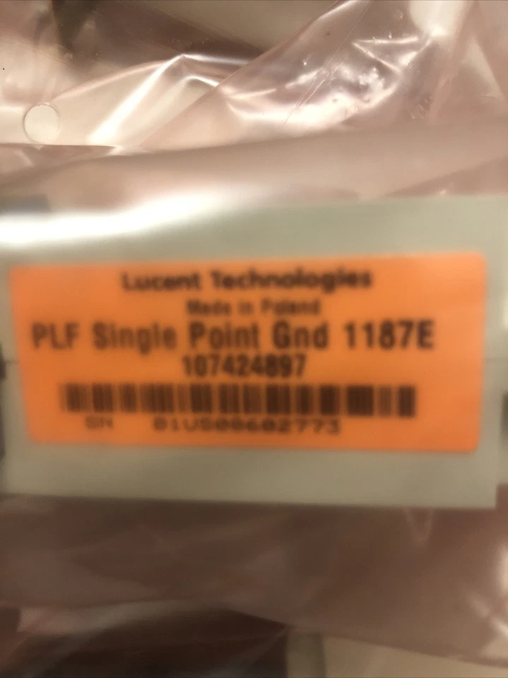 PACK OF 11 NEW Lucent Technologies 107424897 - PLF Single Point Ground 1187E - Image 3 of 4