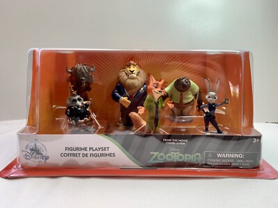 Disney Store ZOOTOPIA Figurine Playset 6 Figures | eBay