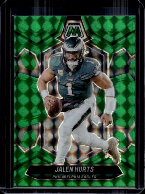 2024 Panini Mosaic - Green Mosaic Prizm #176 Jalen Hurts | eBay