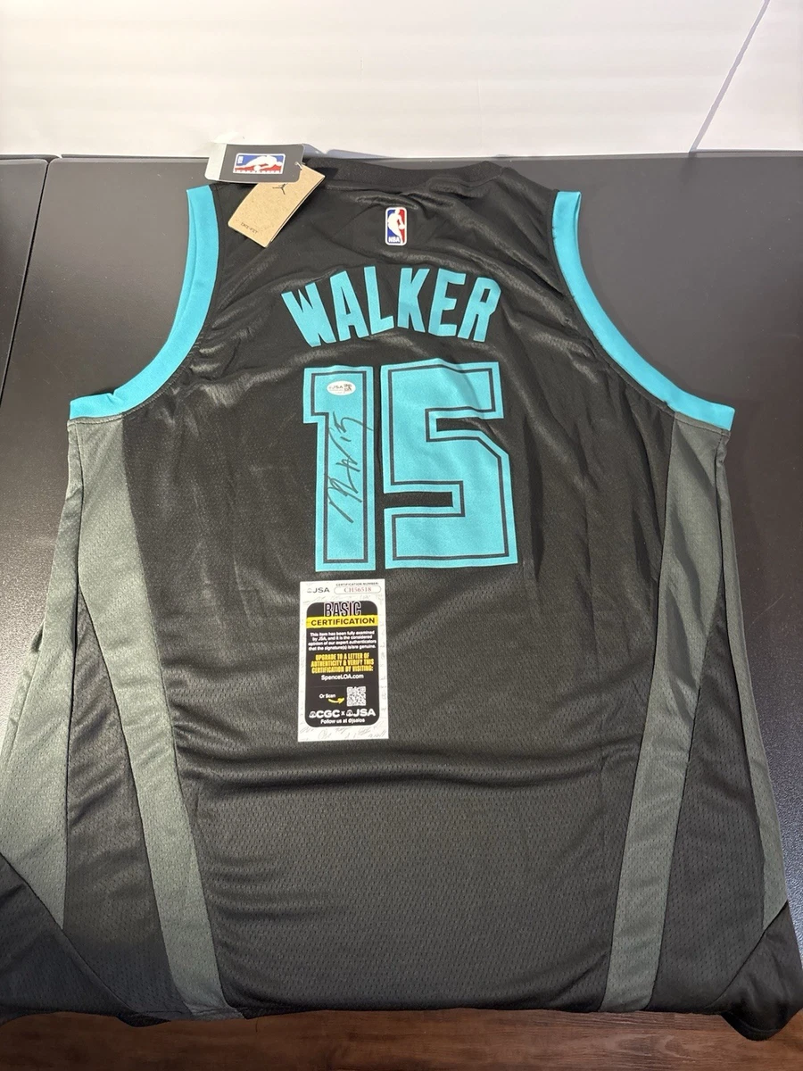 Kemba Walker Autographed Signed Charlotte Hornets Jersey NBA JSA