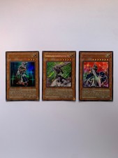 3x Yugioh Karten: Schweigsamer Schwertkämpfer - Super, Ultra, Secret Rare