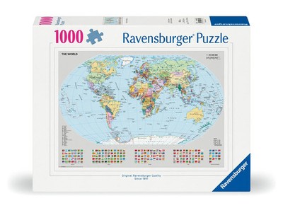 Erwachsenenpuzzle 1000 Teile - Politische Weltkarte Spiel 12000065 Deutsch 2024