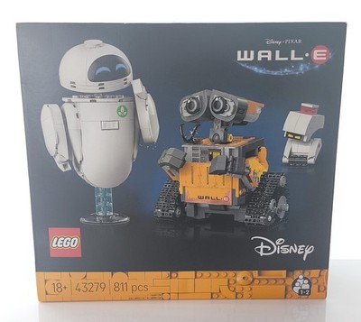 LEGO Disney Pixar 43279 WALL-E und EVE Klemmbausteine Bausatz