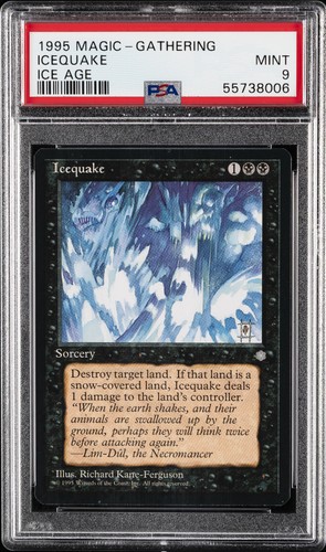 1995 MAGIC: THE GATHERING ICE AGE ICEQUAKE PSA 9