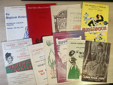 11 x mainly London Theatre Programmes 1940's to 1970's