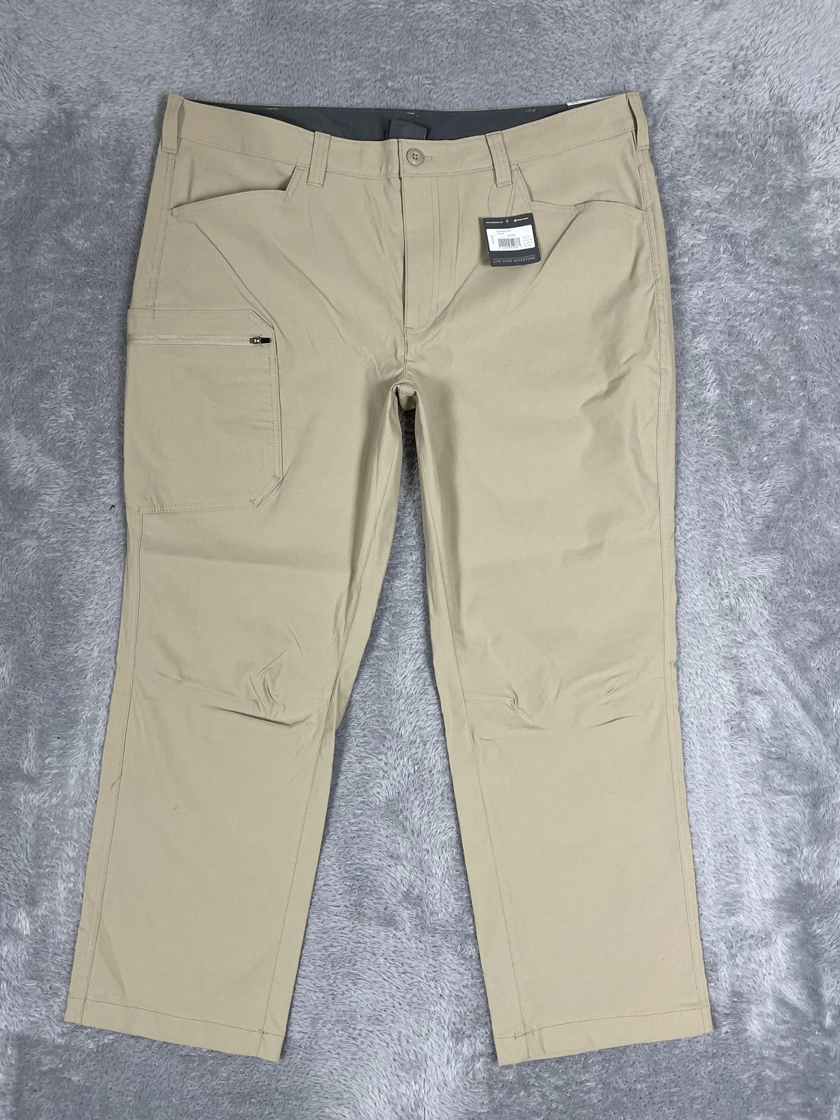Eddie Bauer Mt Rainier Pants Mens 40x30 Active Straight Stretch Hiking Outdoor