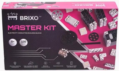 850038626983 Klocki Brixo Master z 2 silnikami zestaw edukacyjny Pozostałe (Brix