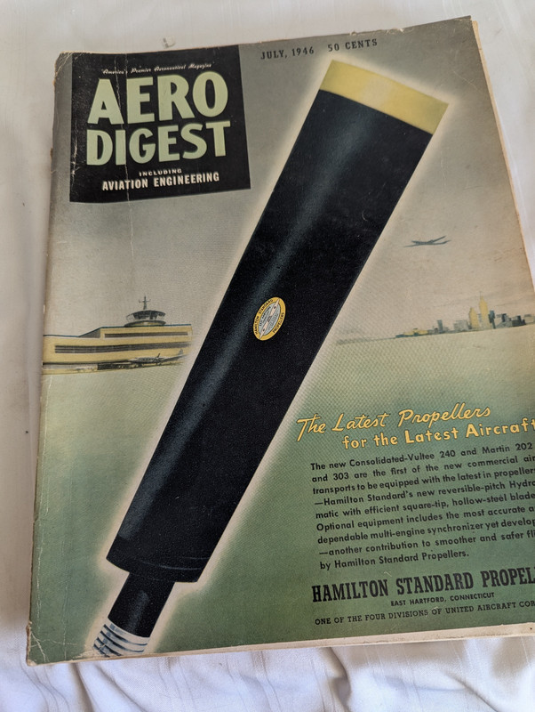 Aero Digest magazine July 1946 Volume 53 No 1 Land for Airports