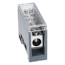 1 in 6 Out DIN Rail Terminal Blocks 150A for 8-2 AWG Wire