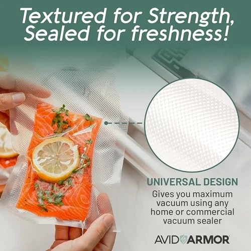 Avid Armor Vacuum Sealer Bags 200 Pint 6x10" Size for Food Saver, Seal a Meal - Image 4 of 4