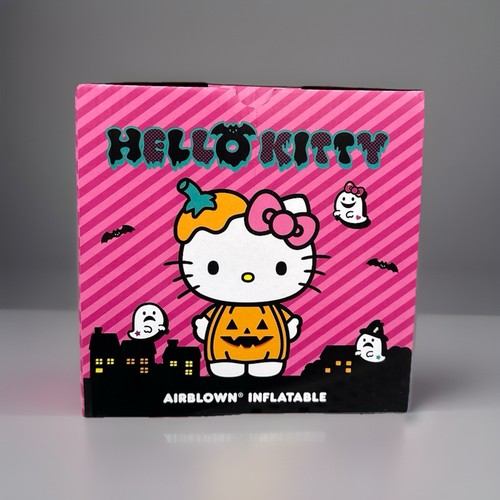 Nuevo 2025 Sanrio Hello Kitty Halloween 4,5 pies se ilumina inflable soplado por aire nuevo - Imagen 4 de 6
