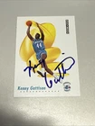 1991-92 SKYBOX #26 KENNY GATTISON CHARLOTTE HORNETS SIGNED AUTOGRAPHED CARD