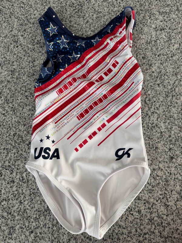 GK Go for the Glory Childs Small Leotard