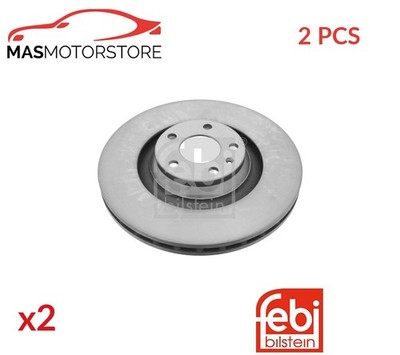 BREMSSCHEIBEN SATZ PAAR VORNE FEBI BILSTEIN 26659 2PCS P FÜR AUDI (FAW) A6L