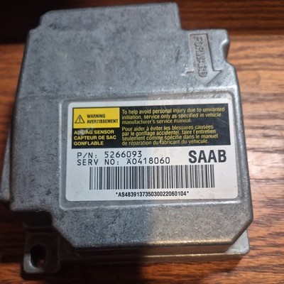 03-02 Saab 9-5 Factory SRS Control Module Part# 5266093
