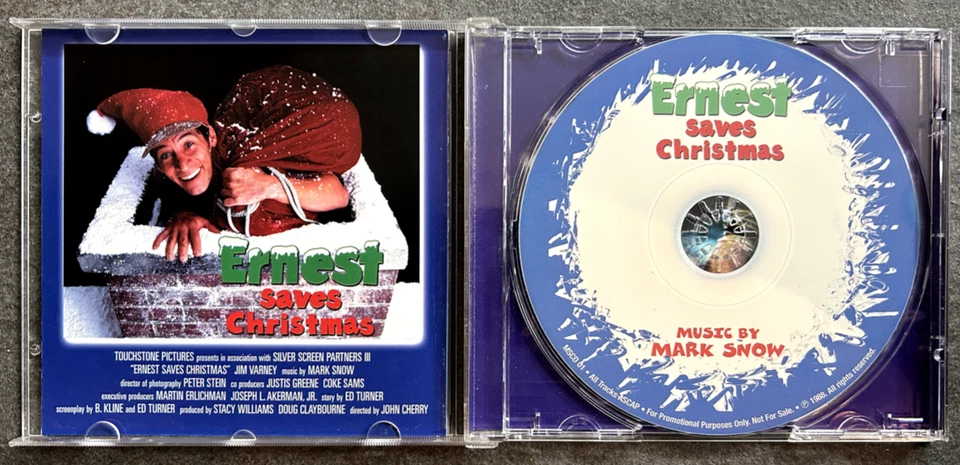 ERNEST SAVES CHRISTMAS (1988) Mark Snow SOUNDTRACK CD Composer Promo RARE! - Bild 3 von 4