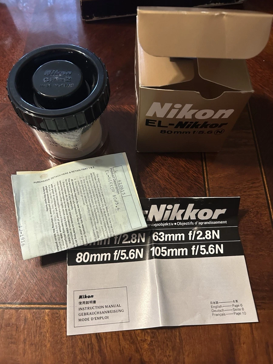 Nikon NIKKOR 80mm Focal Camera Lenses for sale - eBay