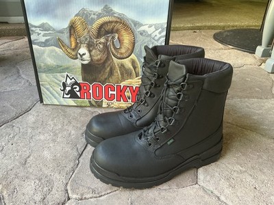 Rocky Eliminator Mens Leather Boots Size 9.5 M Waterproof  400G Insulated 81321