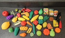 Lot Of 45 Vintage 80s/90s Play Foods, Pretend Play Food For Kids
