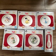 Bandai Ranma 1/2 F Prize Tableware Assortment Set of 6 Japan NEW