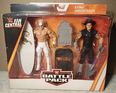Wwe Sting & Undertaker Fan Central Battle Pack *Box Damage* See Pics