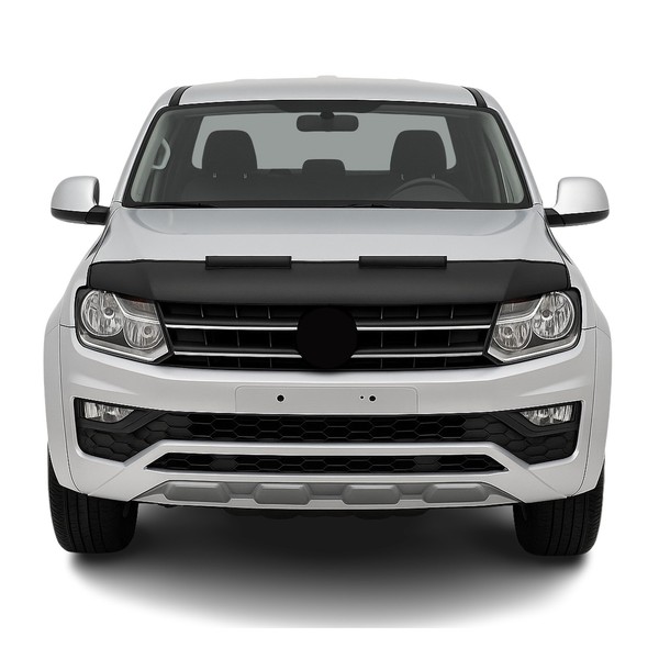 Haubenbra Steinschlagschutz Bonnet Bra FüR VW Amarok 2010-2021 Schwarz Halb-image