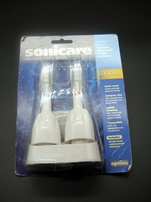 Vintage New Sealed Sonicare Optiva Electric Toothbrush Replacement Brush Heads