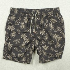 Katin Swim Trunks Boys Large 14 16 Lined 3 Pocket Draw String Shorts Palm Tree